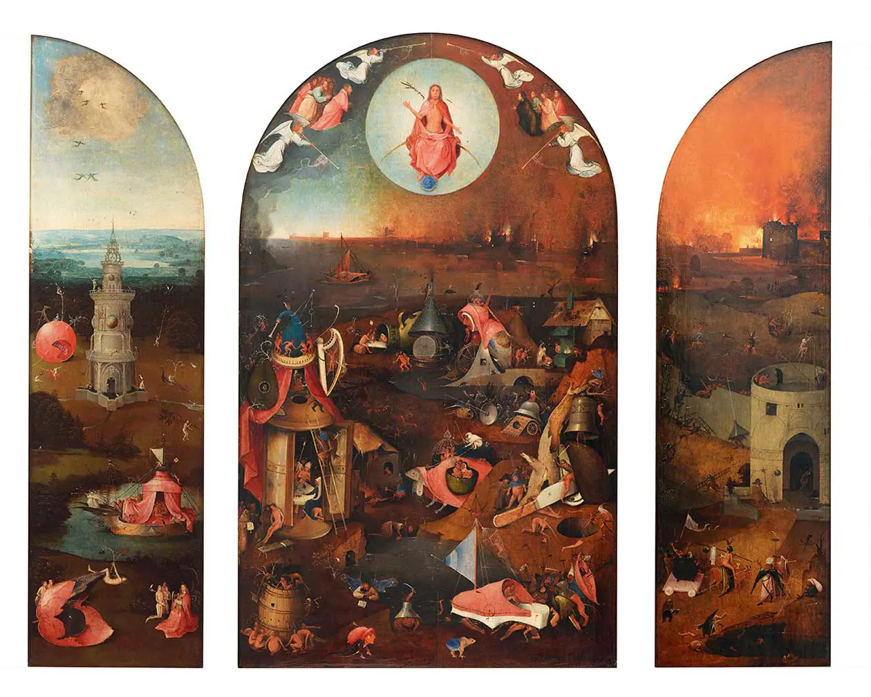 Jheronimus Bosch, Giudizio finale, 1500 circa, Olio su tavola, Musea Brugge, Bruges © Lukas - Art in Flanders VZW/Bridgeman Images.