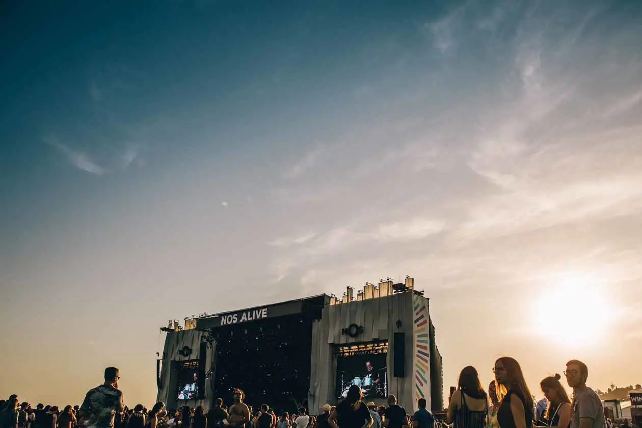 Nos Alive, Lisbona. Foto: Turismo de Lisboa.