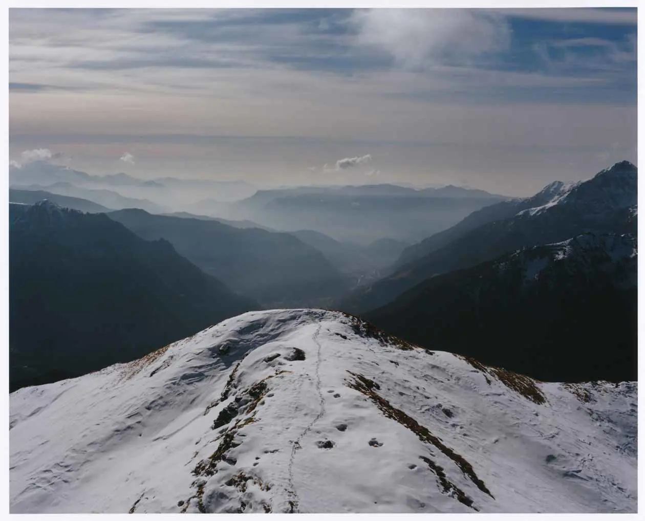 Naoki Ishikawa, Alpi Orobie, 2022, Campagna fotografica realizzata in occasione della mostra Vette di Luce, Accademia Carrara, 2023. Copyright © Accademia Carrara.