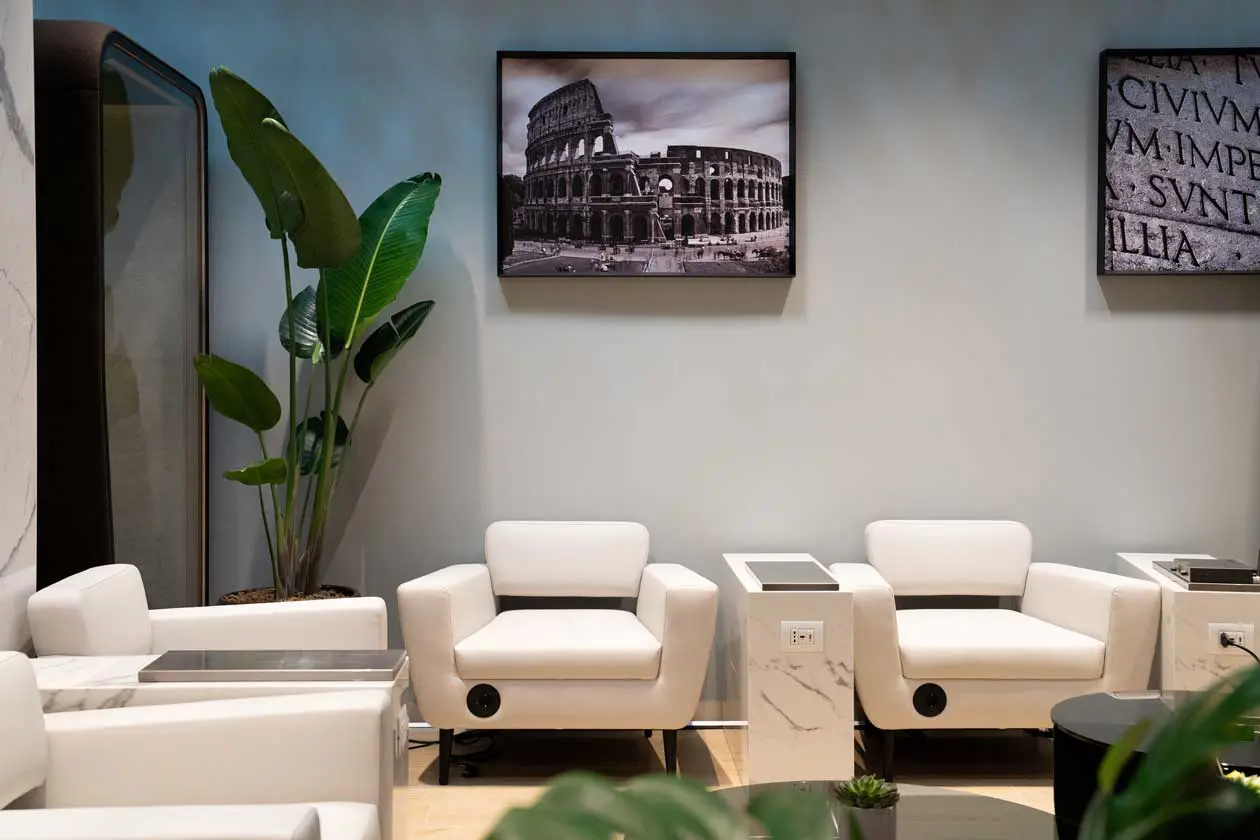 Primeclass Lounge all’aeroporto di Fiumicino