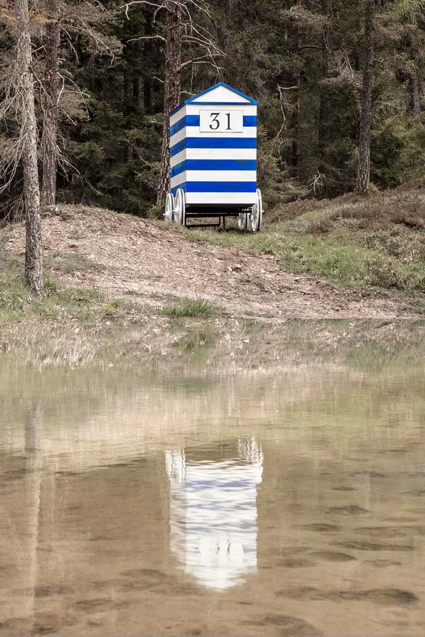 Giacomo Savio, “Blu delle Dolomiti”, 2021- ph. Gustav Willeit