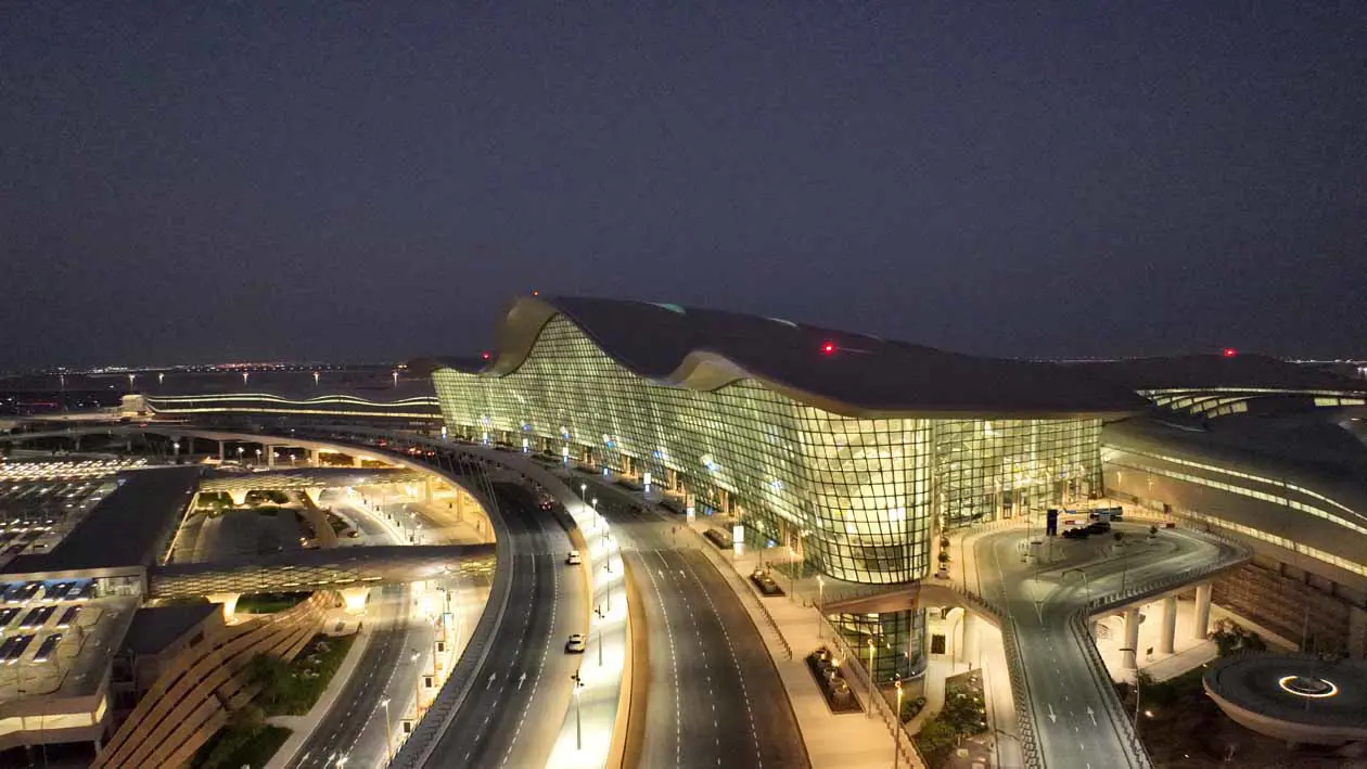 Zayed International Airport, Terminal A, Abu Dhabi.&nbsp;Copyright © Abu Dhabi Airports