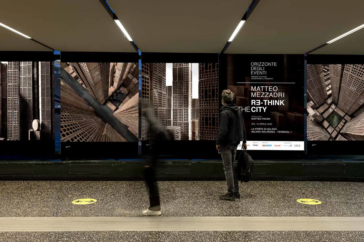 Aeroporto Milano Malpensa, Matteo Mezzadri, Rethink the city. Foto: © courtesy dell'artista Matteo Mezzadri.