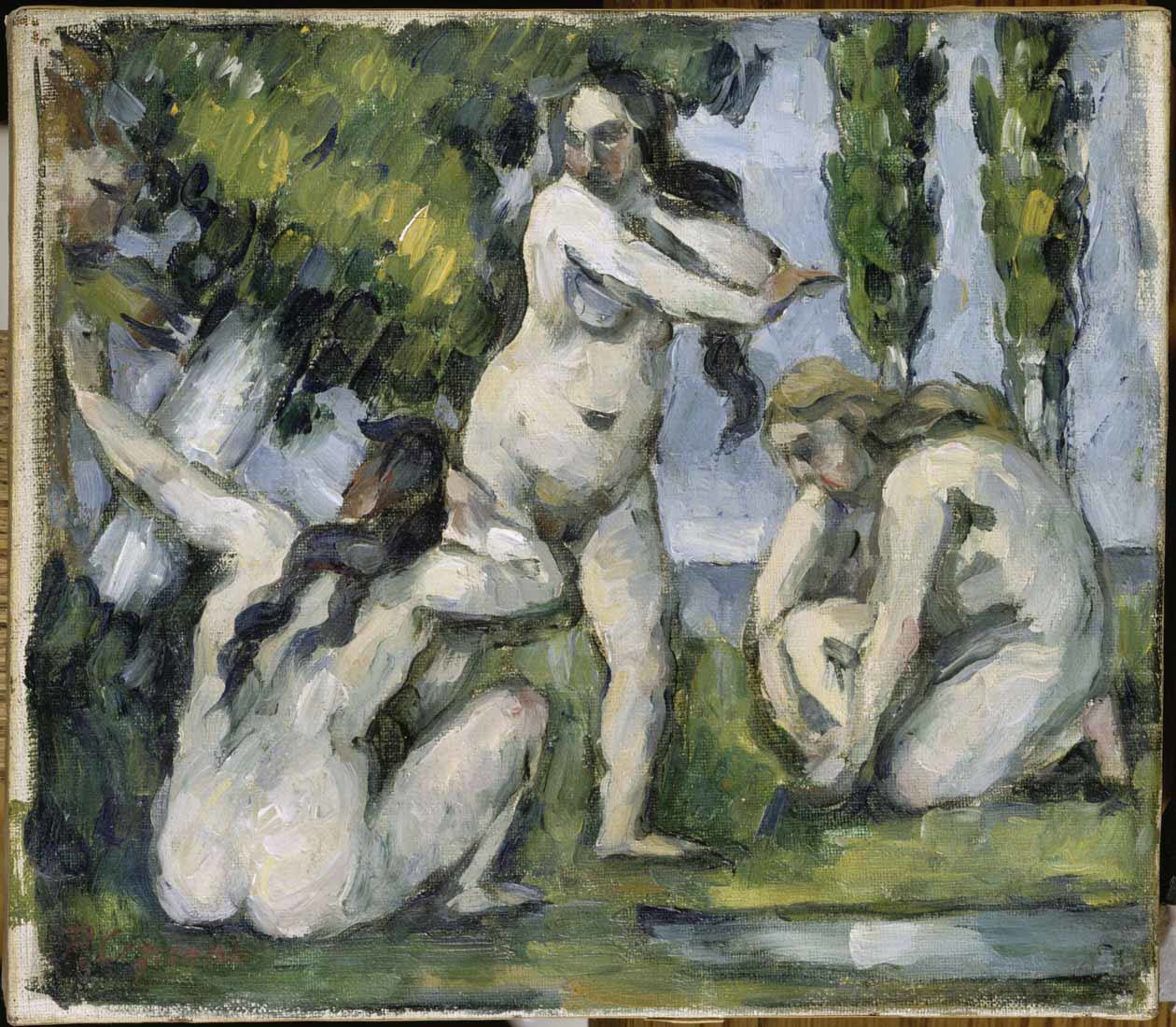 Paul Cézanne, Trois baigneuses (© 2024 RMN-Grand Palais / Hervè Lewandowski / RMN-GP / Dist. Photo SCALA, Firenze)