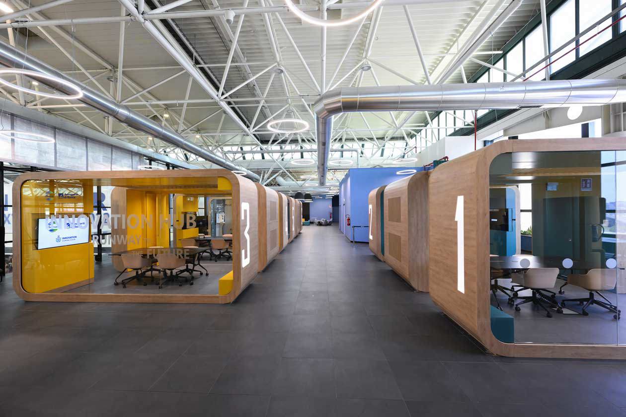 Innovation Hub nel Terminal 1 di Fiumicino Copyright © ADR