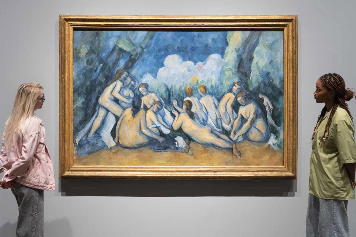 The EY Exhibition Cezanne installation view at Tate Modern 2022 , Photo © Tate (Jai Monaghan)