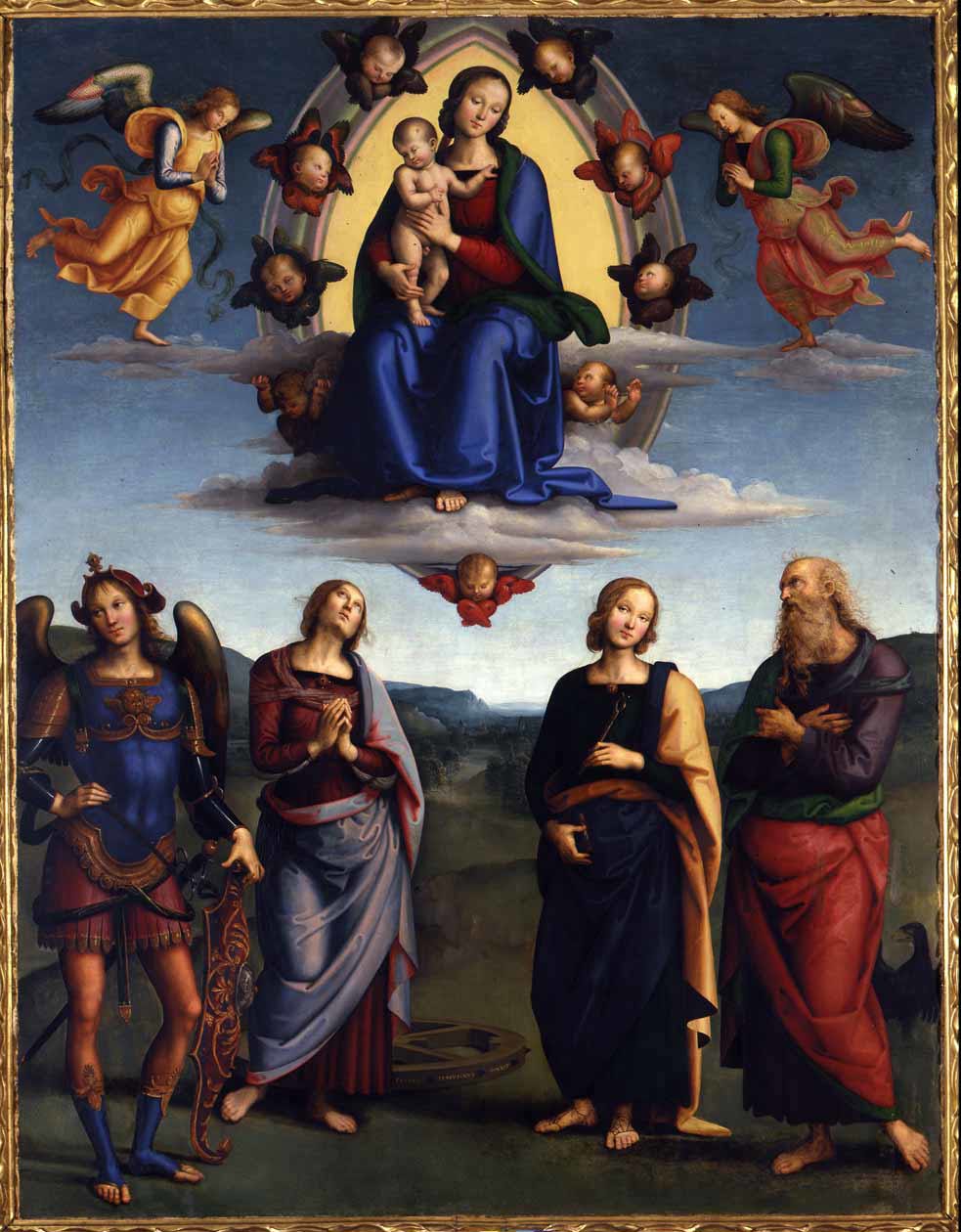 Perugino, Pala Scarani, 1500 circa, olio su tavola, Bologna, Pinacoteca Nazionale.
