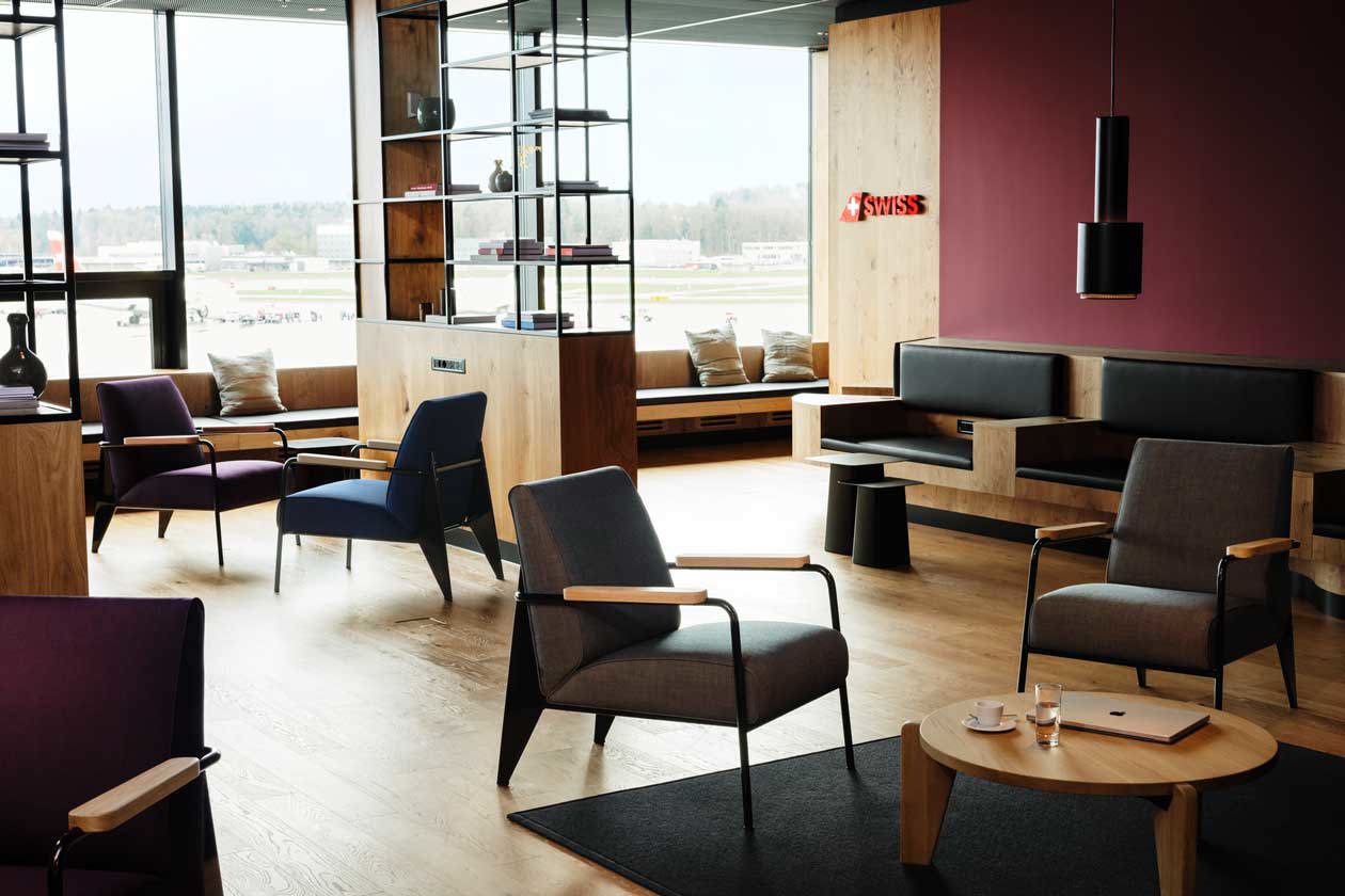 Nuova lounge non Schengen di Swiss all'aeroporto di Zurigo. Copyright © Swiss