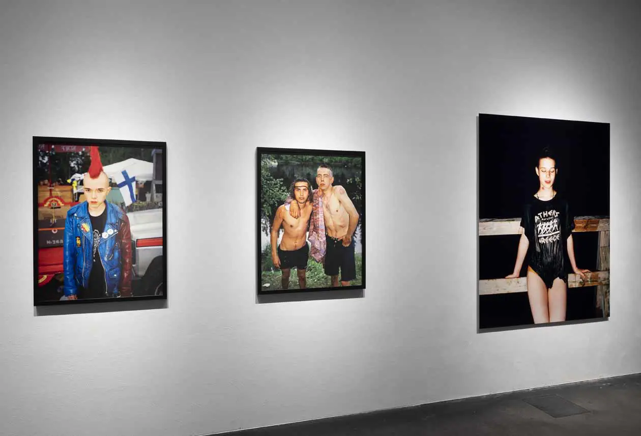 Jouko Lehtola - Little Punk Rocker , Provinssirock, Girl (from the series Young Heroes), 1995-96 Finnish National Gallery. Photo: Finnish National Gallery / Pirje Mykkänen