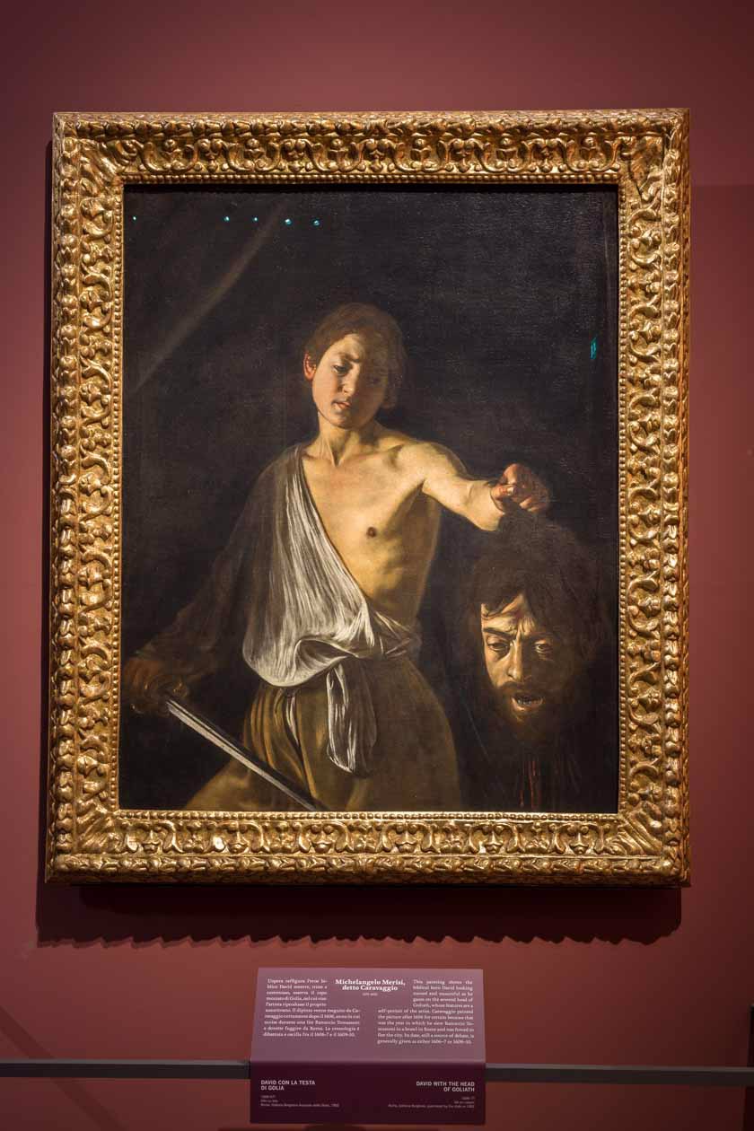 David con la testa di Golia, Caravaggio (Michelangelo Merisi), Copyright © Roma, Galleria Borghese.