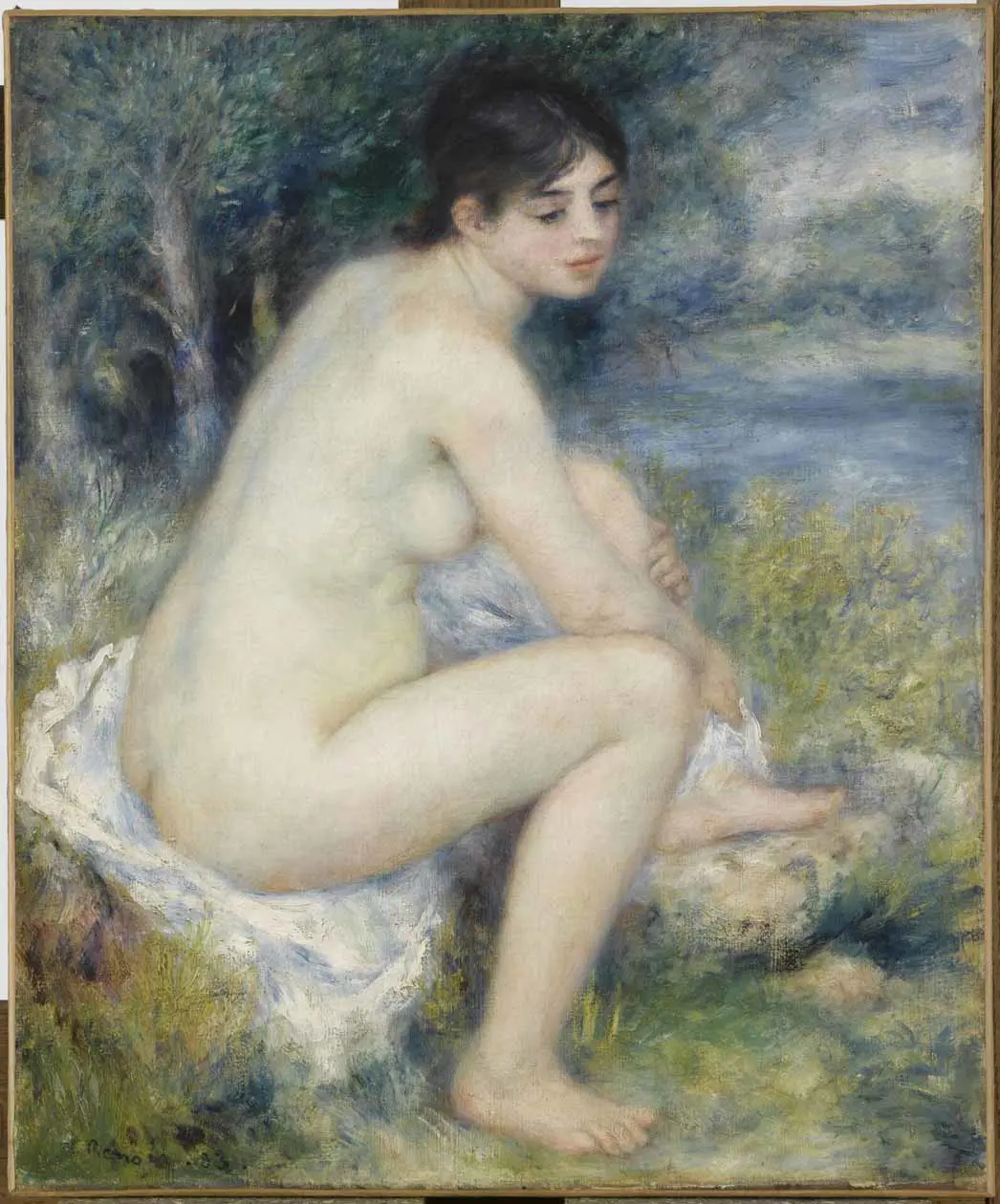 Auguste Renoir, Femme nue dans un paysage (© 2024 RMN-Grand Palais / Franck Raux/ Dist. Foto SCALA, Firenze)