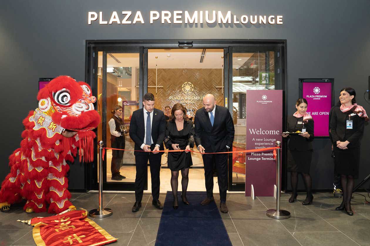 Inaugurazione-Plaza-Premium-Lounge-Terminal-1 aeroporto Fiumicino