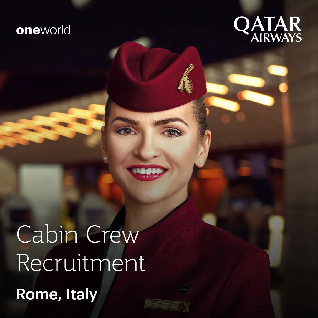 Qatar Airways cerca personale di bordo Copyright © Qatar Airways