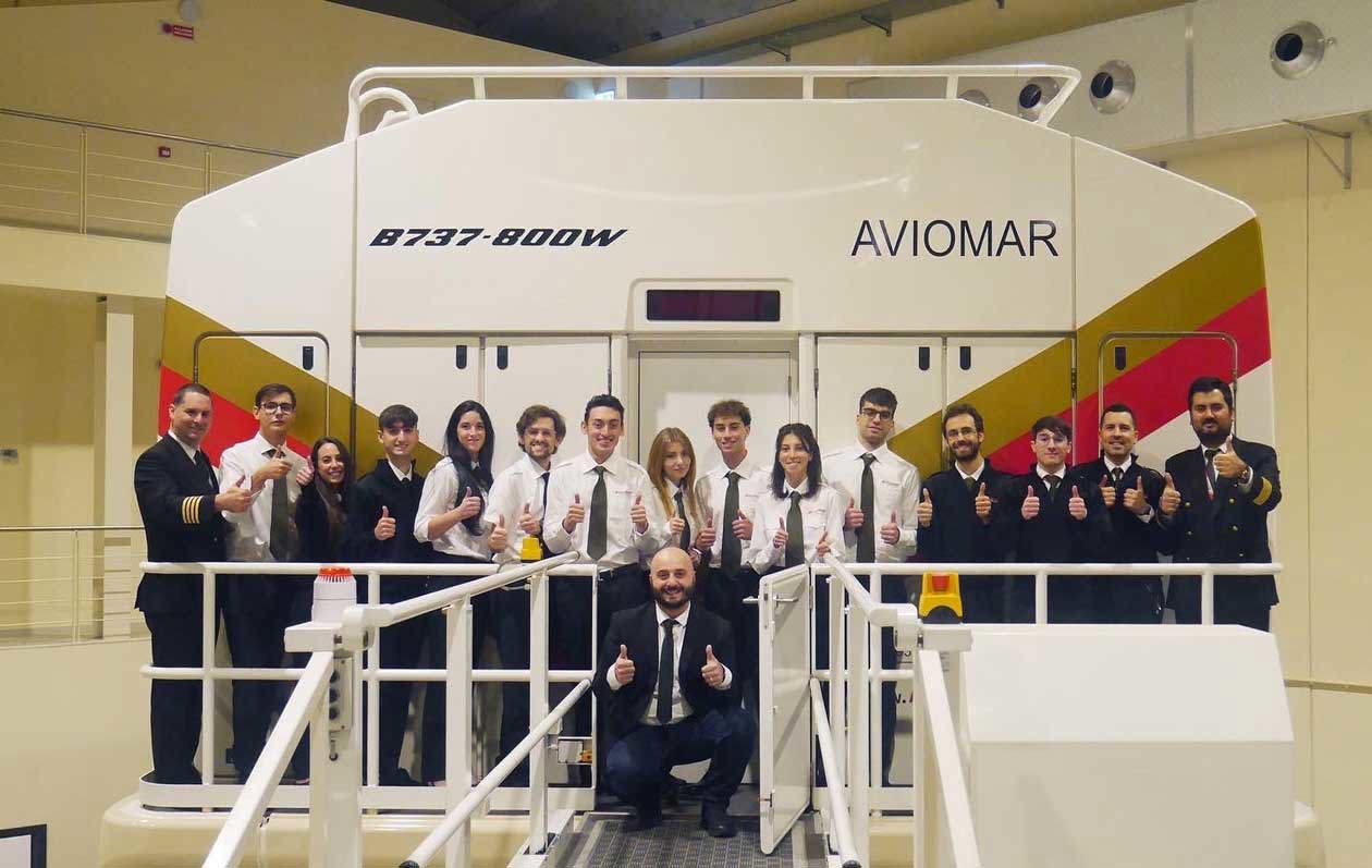 Allievi piloti formati da Aviomar e Ryanair a Roma