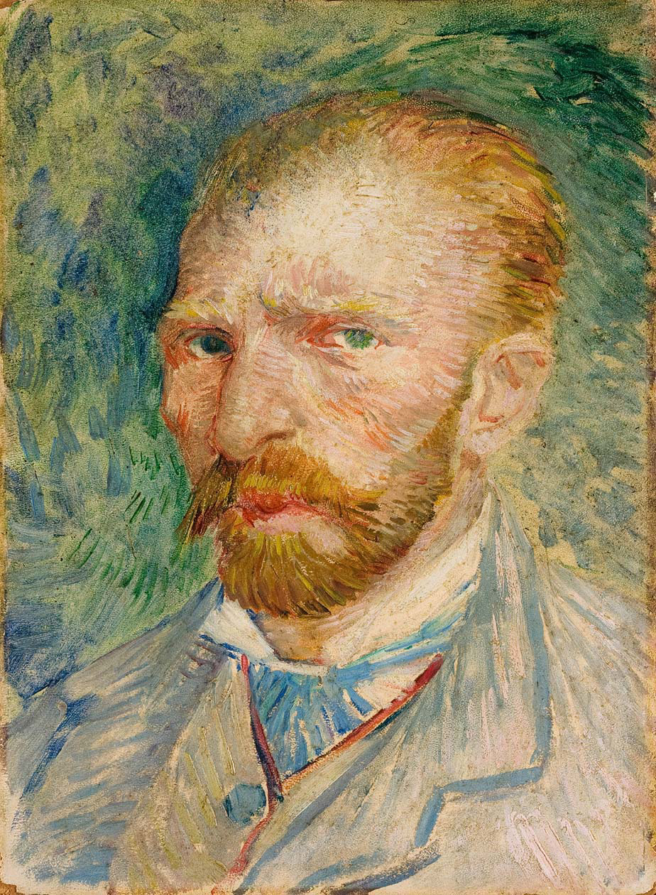 Vincent van Gogh, Autoritratto, Aprile - Giugno 1887, Olio su cartone, cm 32,8x24, © Kröller-Müller Museum, Otterlo, The Netherlands.