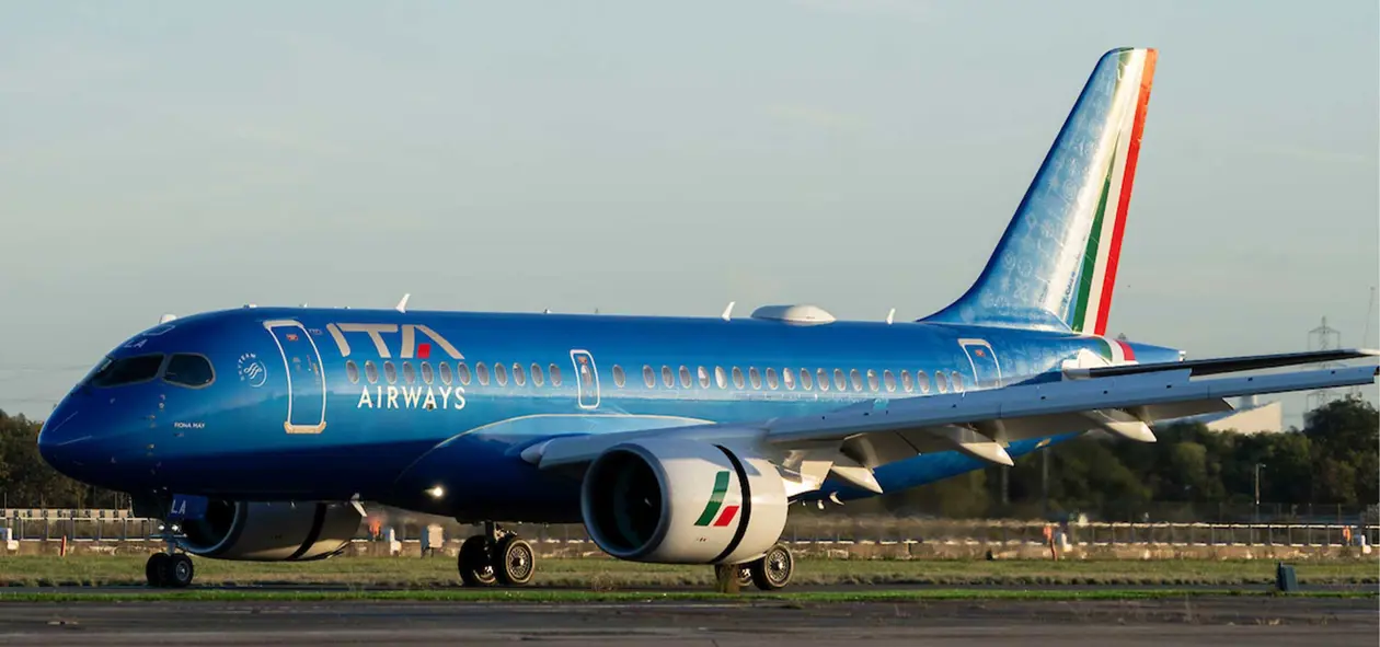 ITA Airways Airbus A220-100 Copyright © Ita Airways