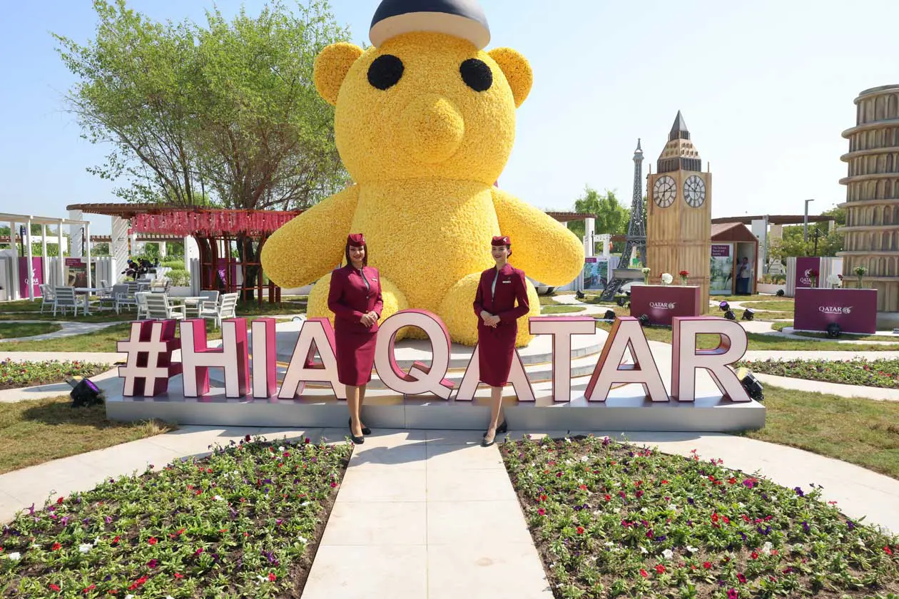 Qatar Airways Garden. Copyright © Ufficio Stampa Qatar Airways 