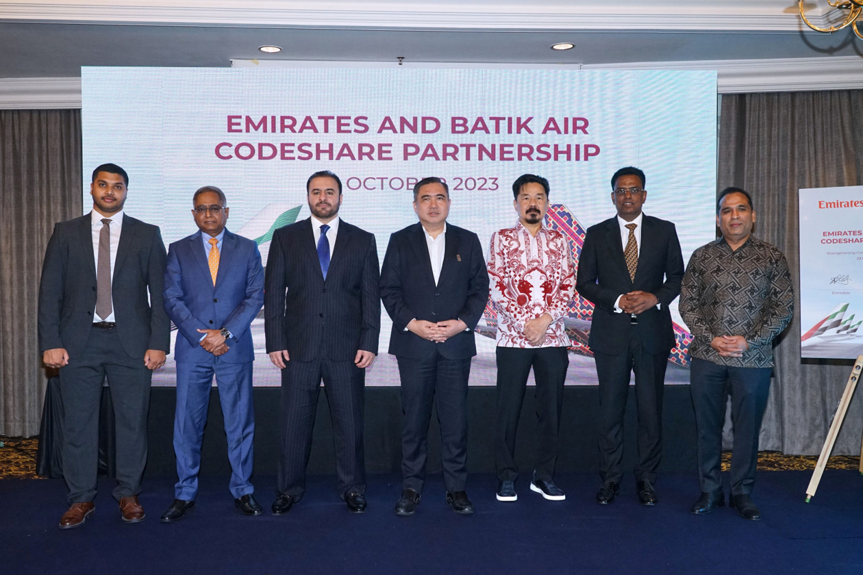 Emirates e Batik Air Malaysia, partnership di codeshare. Copyright © Ufficio Stampa Emirates Airlines / The Emirates Group