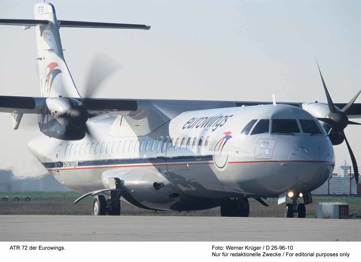 Eurowings ATR 72. Copyright © Werner Kruger / Solo per uso editoriale.