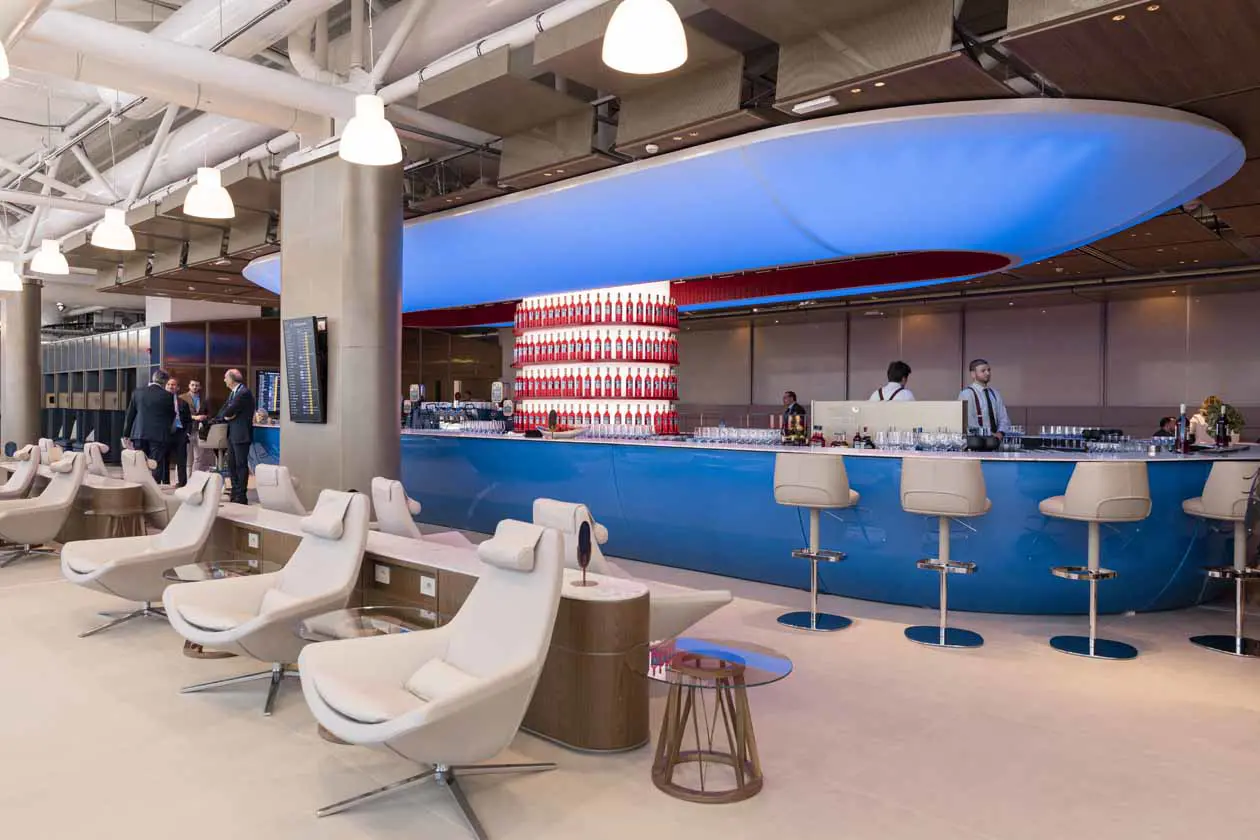 Hangar Lounge di Ita Airways all’Aeroporto Leonardo da Vinci di Fiumicino. Foto: © ITA Airways.