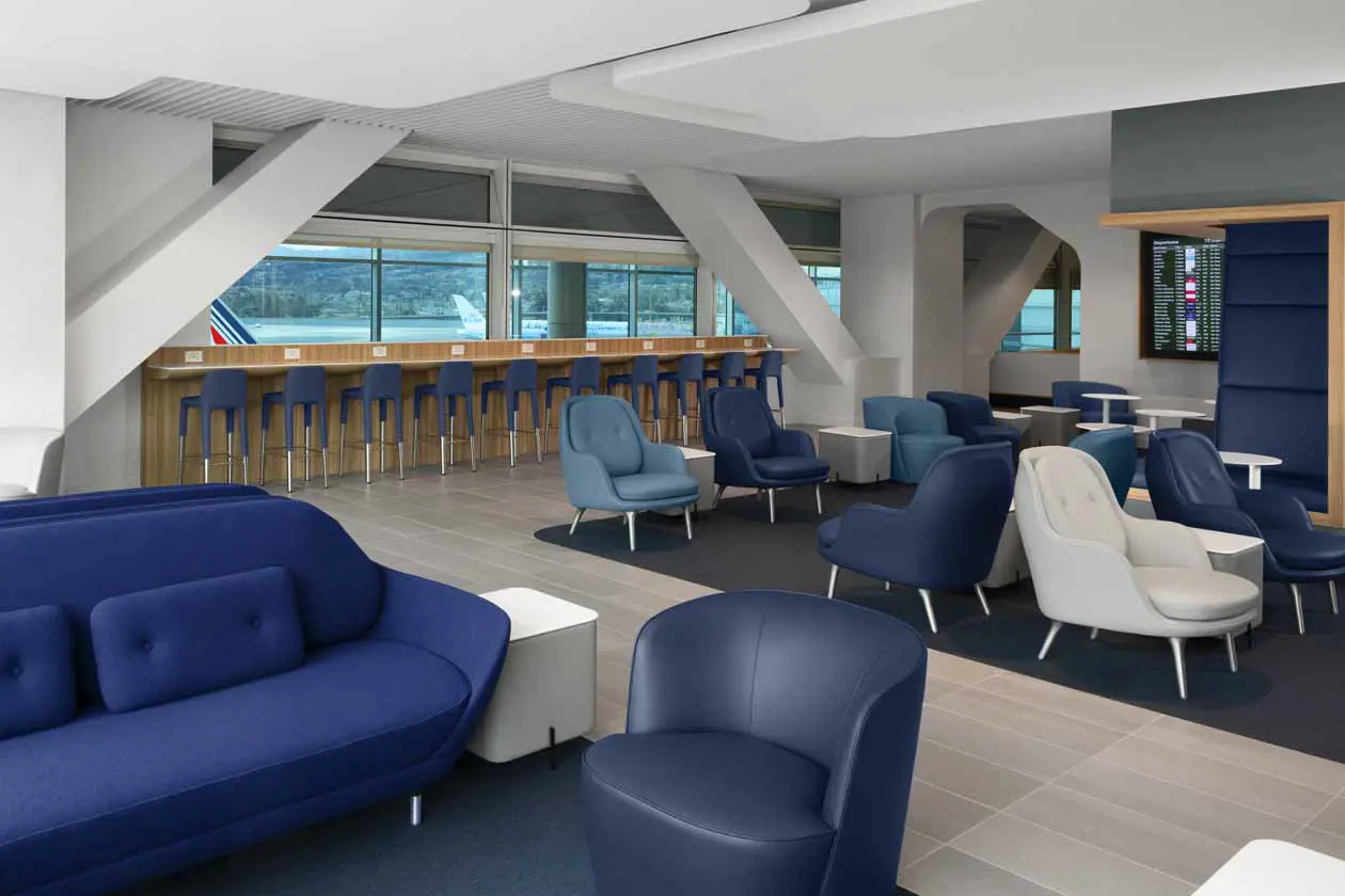 Air France, lounge all'aeroporto di San Francisco. Copyright © Air France.