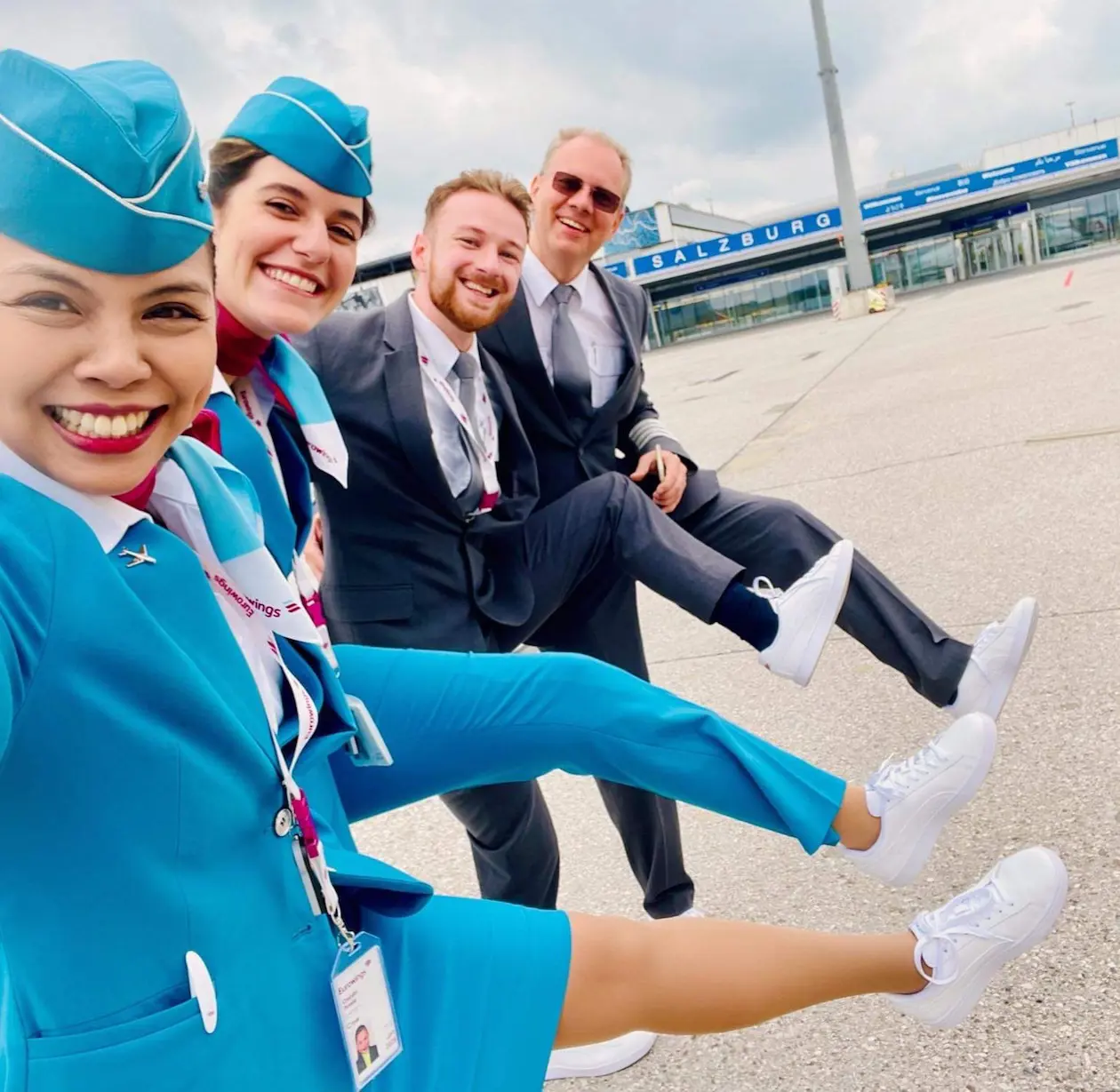 Eurowings "compagnia aerea sneaker". Copyright © Eurowings.