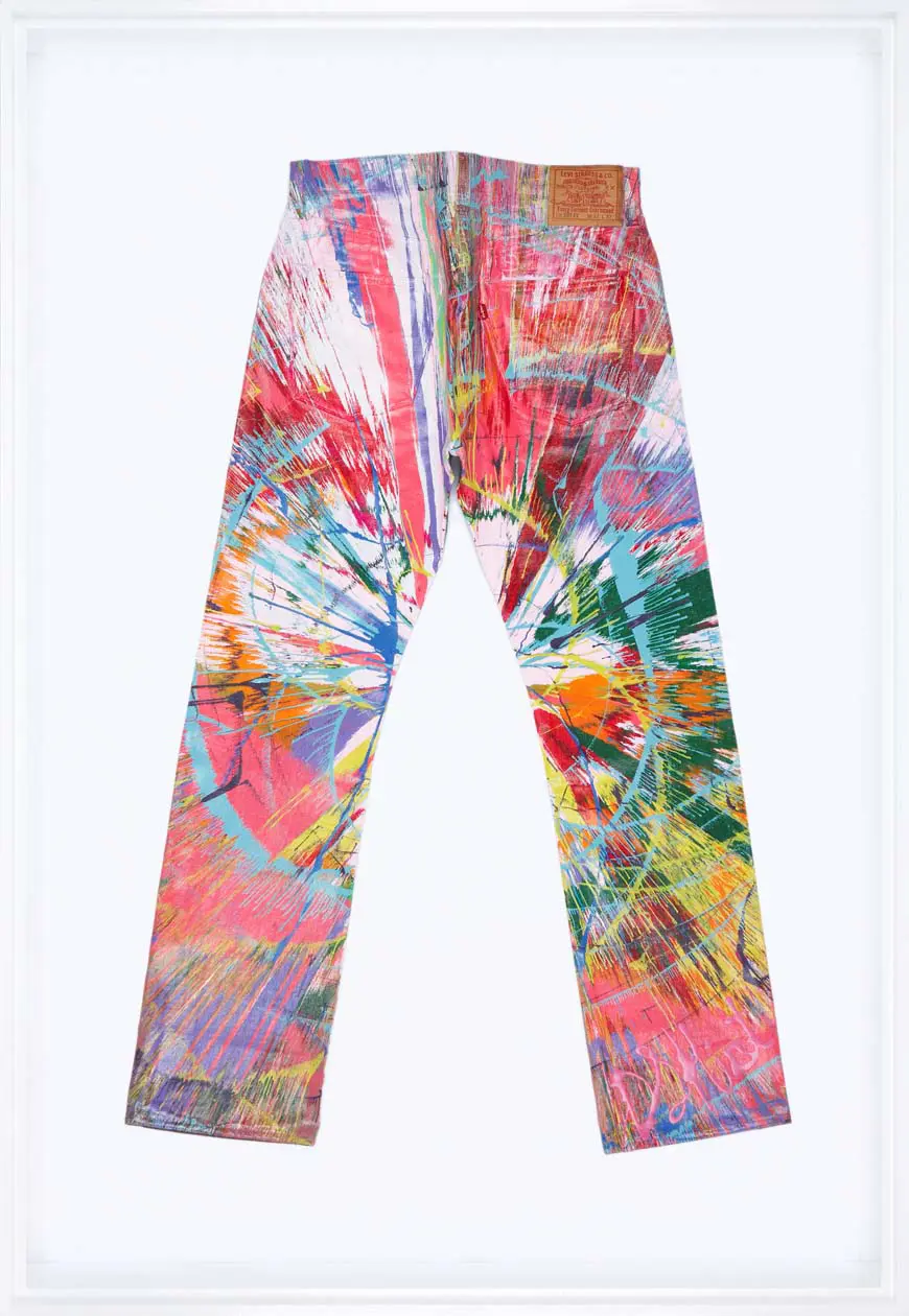 DAMIEN HIRST Levi’s 501  jeans  Collezione privata