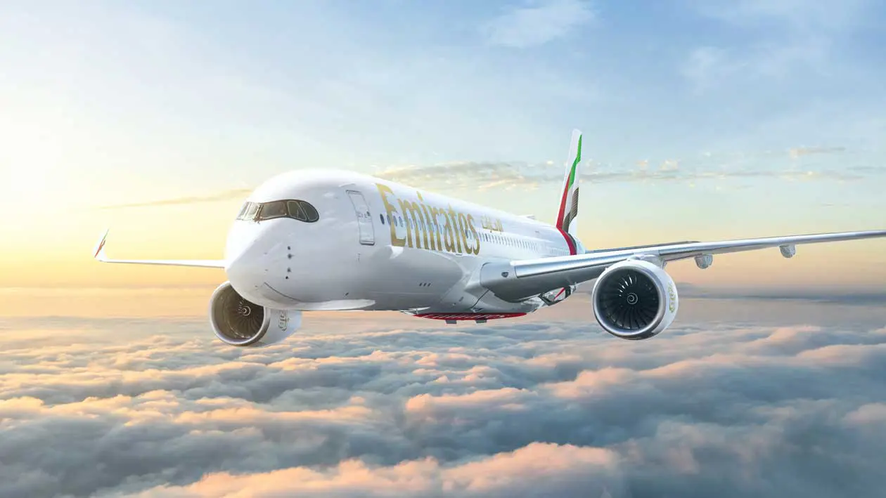 A350 di Emirates © Emirates Airlines / The Emirates Group