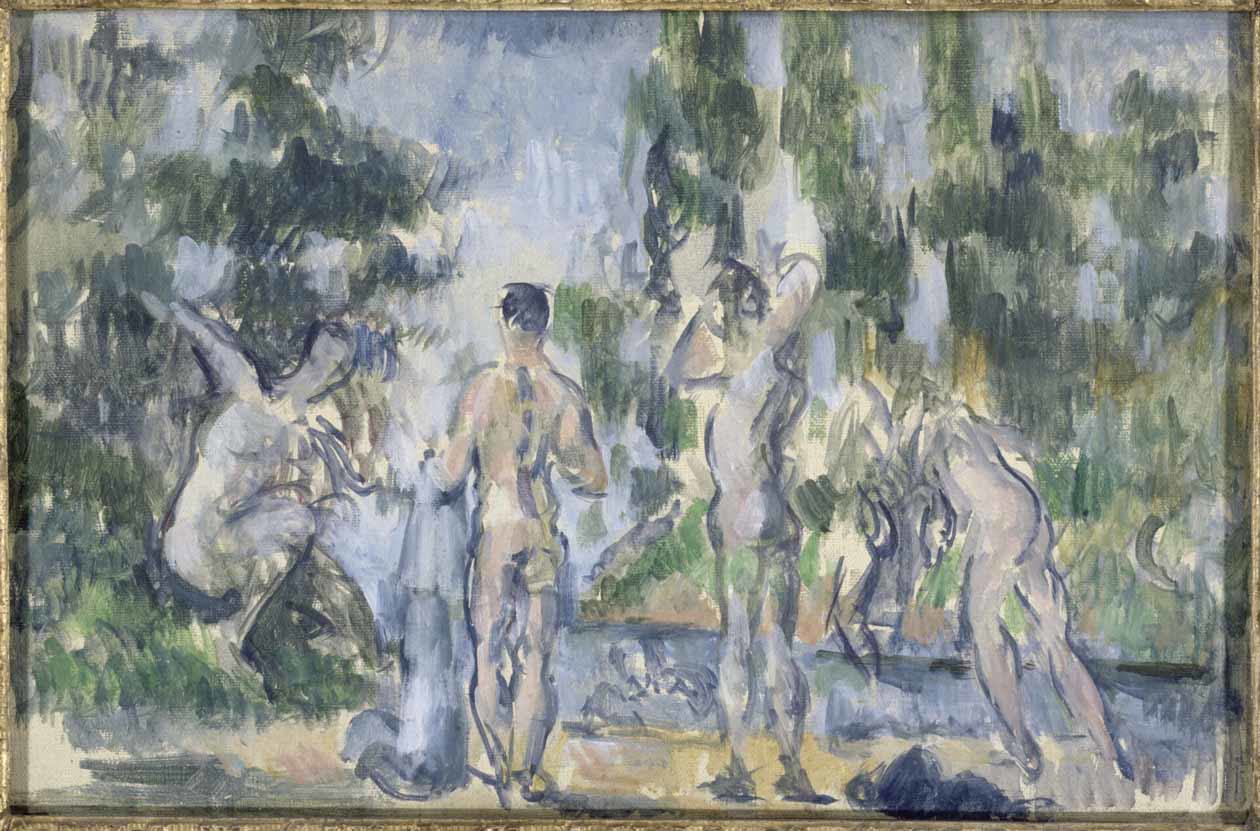 Paul Cézanne, Baigneurs (© 2024 RMN-Grand Palais / Hervè Lewandowski / RMN-GP / Dist. Photo SCALA, Firenze)