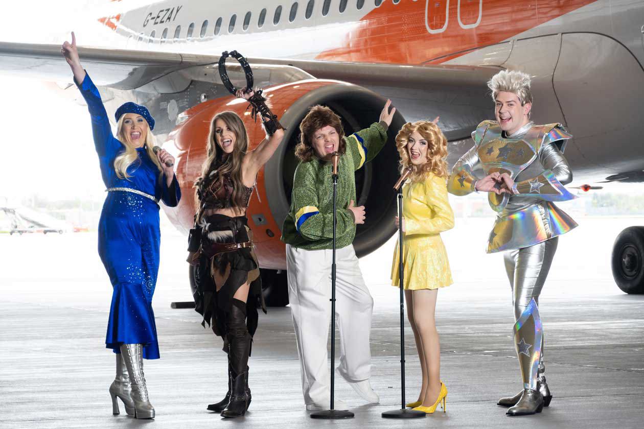 easyJet partner dell'Eurovision Song Contest a Liverpool. © easyJet