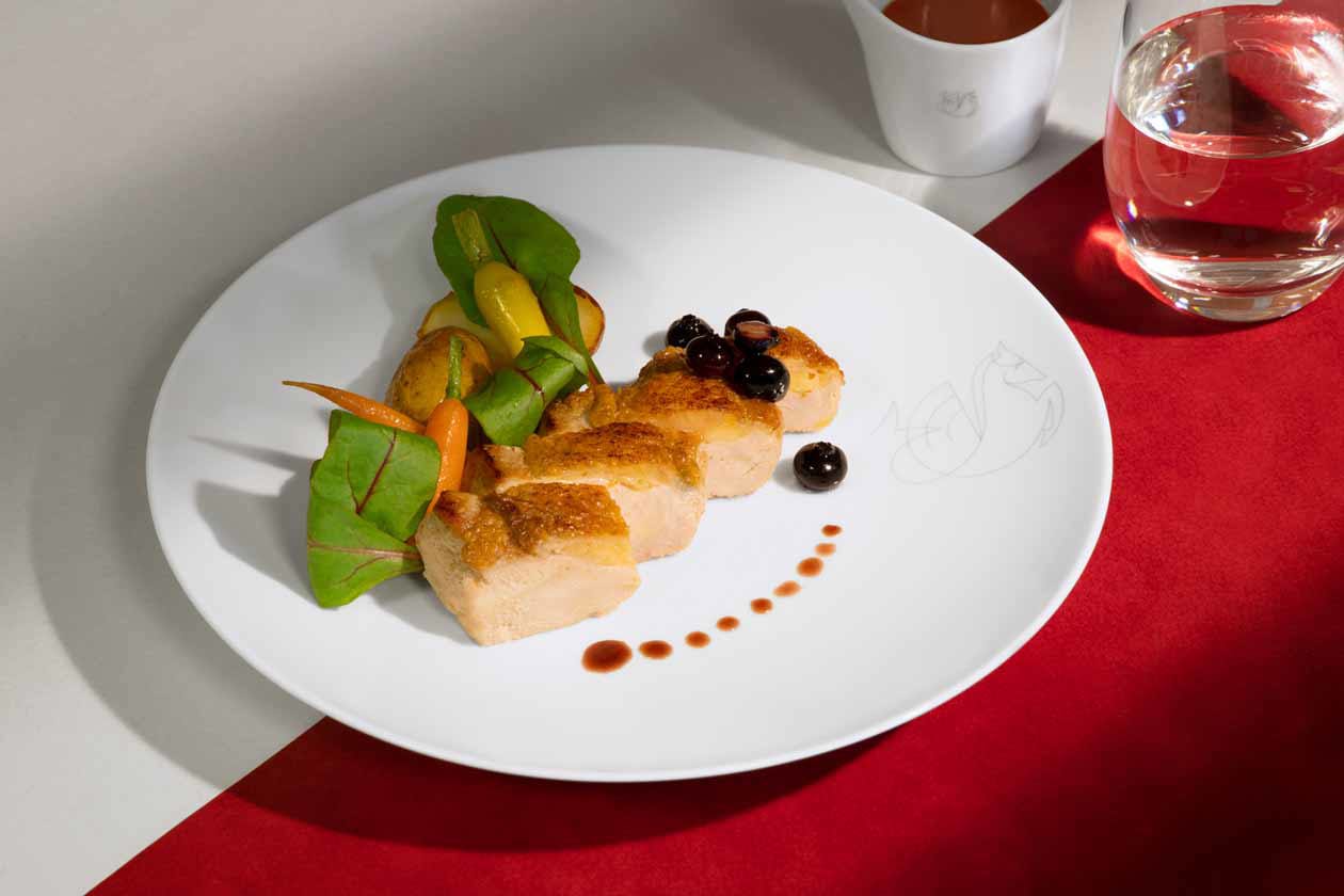 R. Marcon La Première dish [JUL-OCT 2023] ©Air France