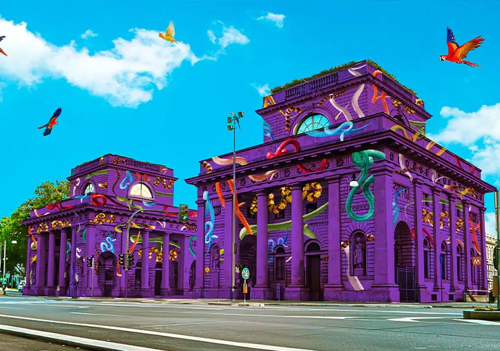 Installazione Bastioni di Porta Venezia. Foto: Ufficio stampa  Porta Venezia Design District