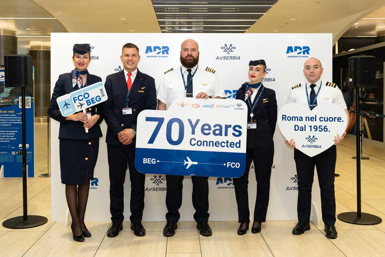 Air Serbia - Evento all'aeroporto di Fiumicino Foto: Copyright © ADR