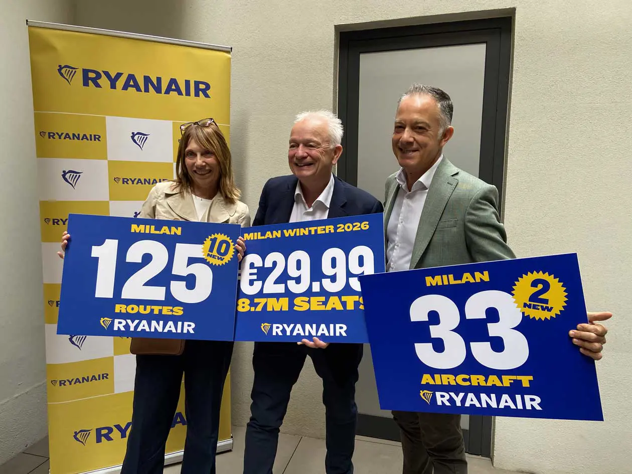 Conferenza stampa a Milano con Eddie Wilson CEO Ryanair. Foto: © Avion Tourism Magazine