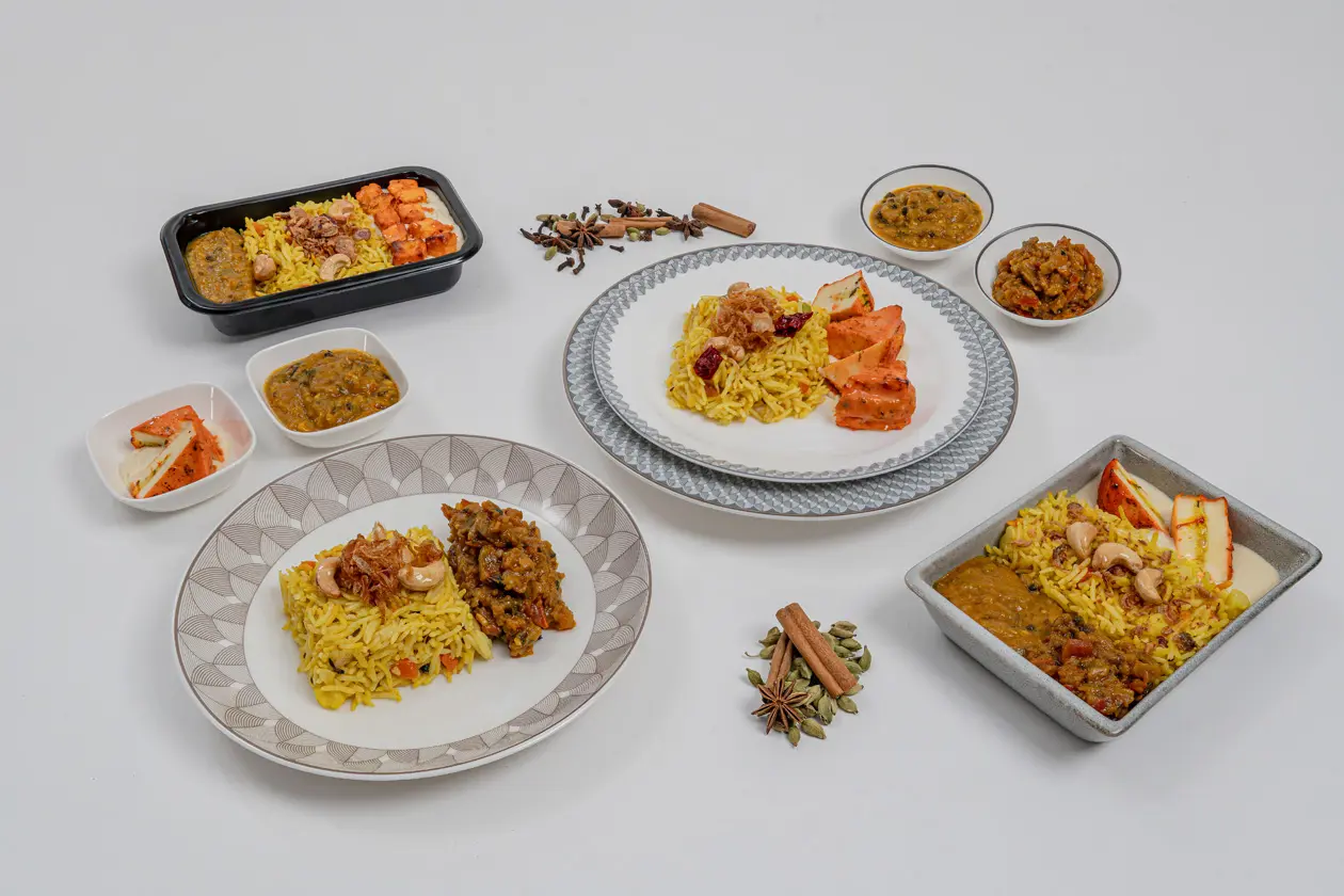 SIA Chefs’ Selection | Tandoor Roasted Paneer Across Cabin Classes. Foto: Copyright © Stampa Singapore Airlines