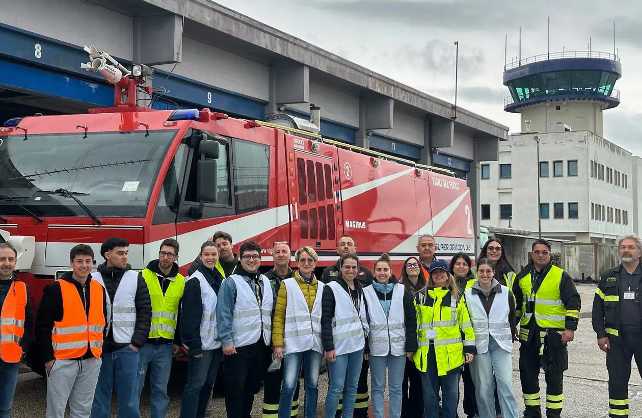 Esercitazione di emergenza all'aeroporto di Ancona Foto: Copyright © Aeroporto di Ancona