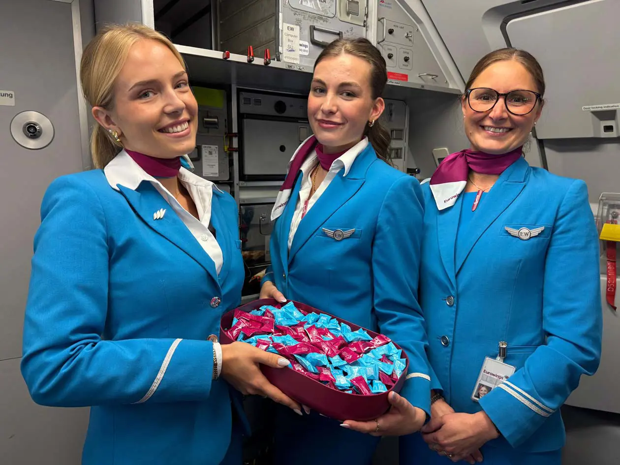 Caramelle Eurowings Foto: Copyright © Eurowings