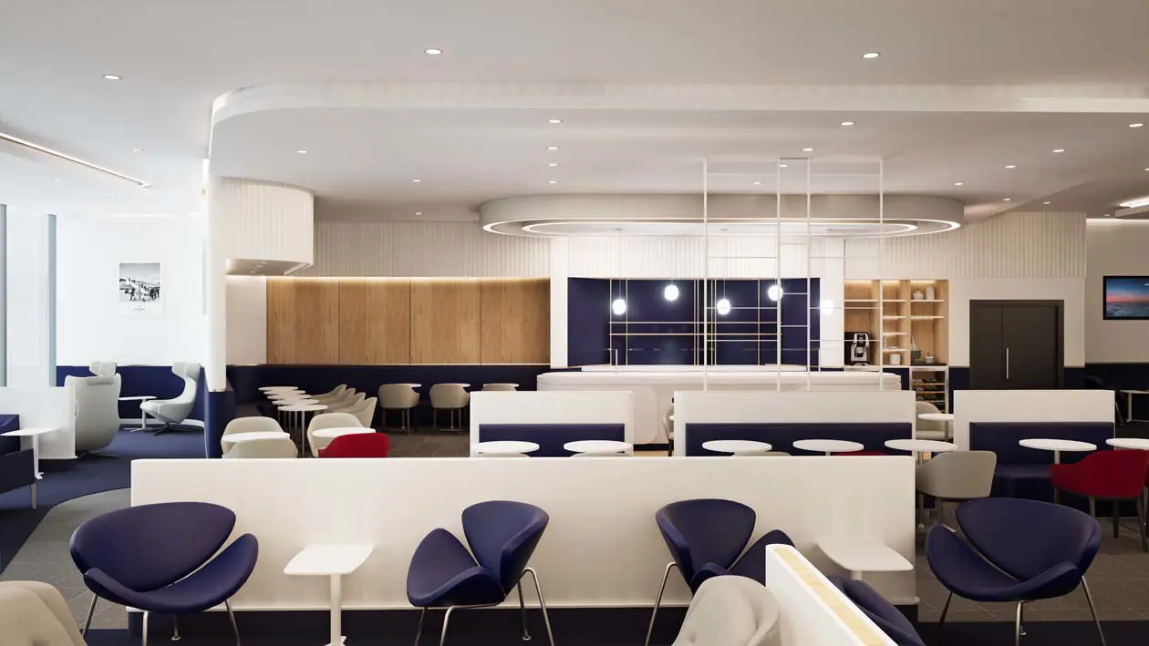 Lounge Air France all'aeroporto di Francoforte (FRA), Terminal 3 Foto: Ufficio Stampa Air France Copyright © Wings Architects