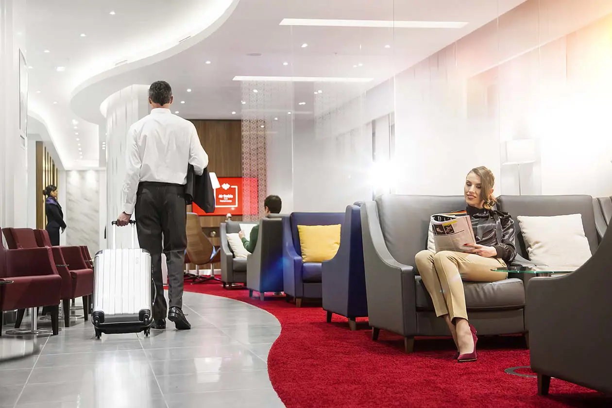 Premium Lounge di Air Serbia all'Aeroporto di Belgrado Copyright © Air Serbia 