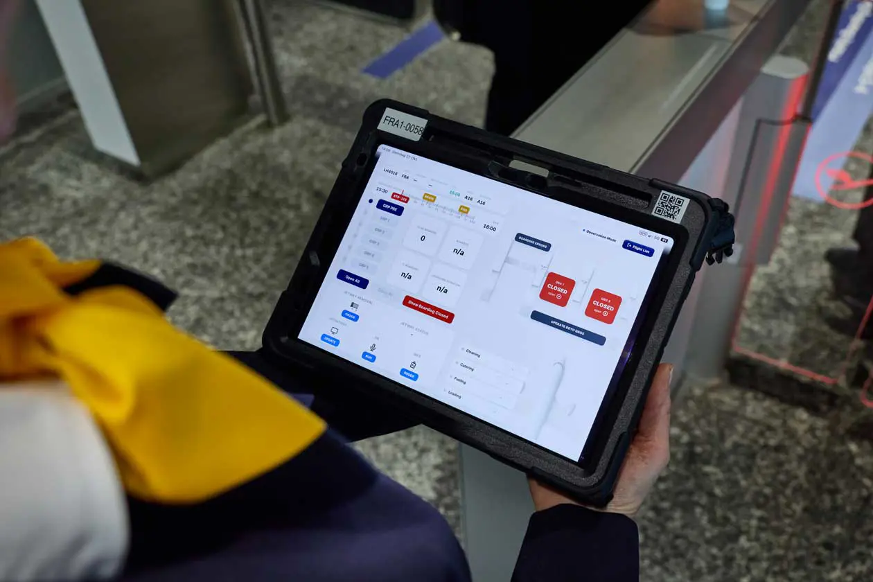 Gate A16, Gate del Futuro all'aeroporto di Francoforte Foto:&nbsp;Copyright ©&nbsp;Lufthansa Group