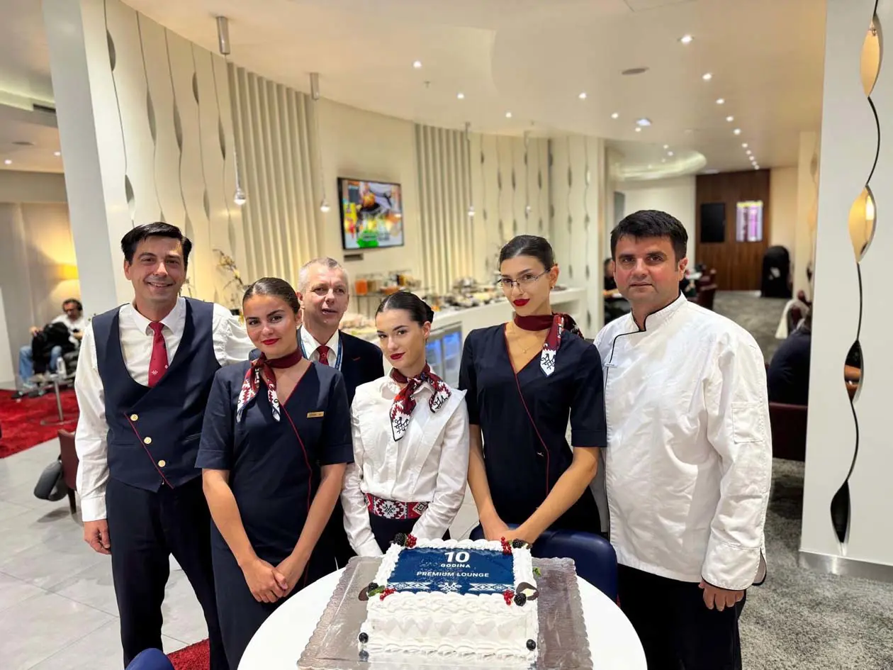 Premium Lounge di Air Serbia all'Aeroporto di Belgrado Copyright © Air Serbia 