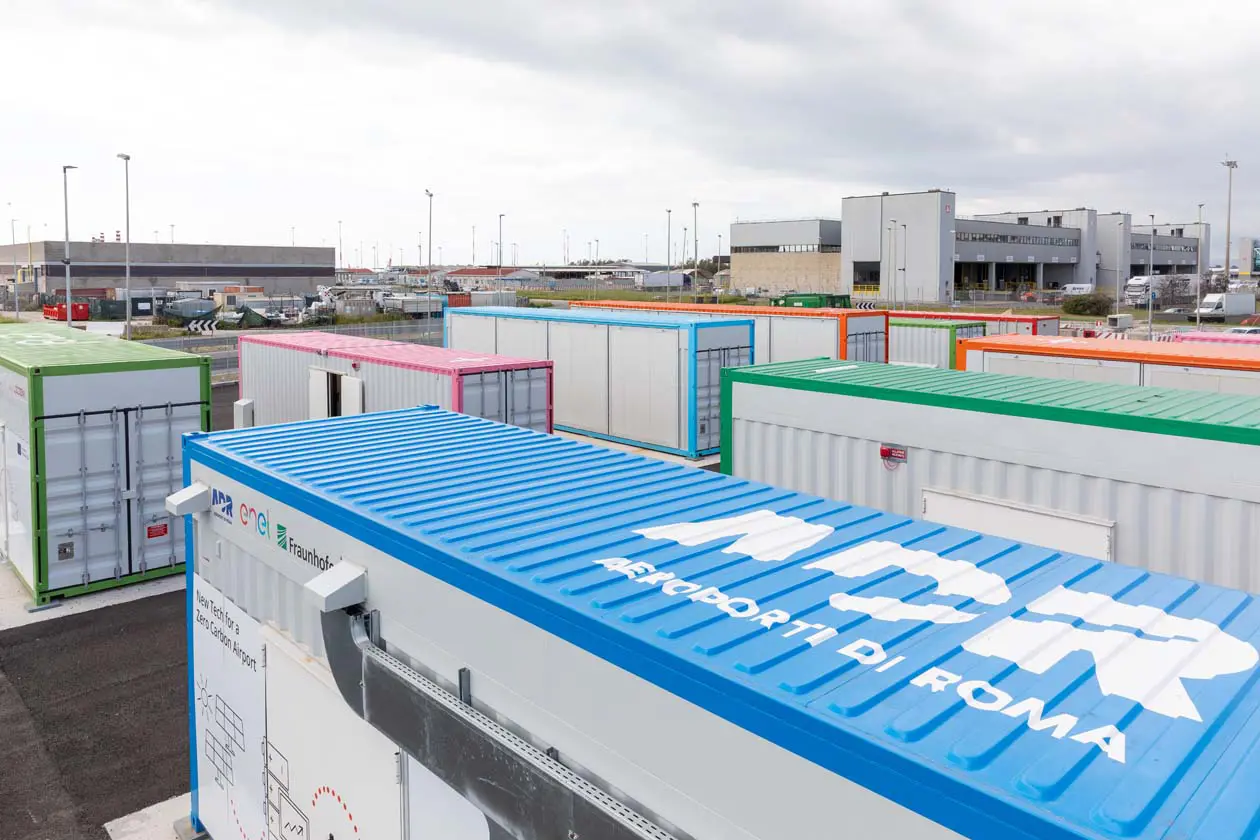 Impianto Pioneer all'aeroporto di Fiumicino Foto: Copyright © Aeroporti di Roma