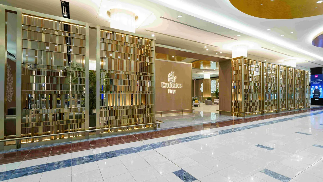 “Emirates First” all'aeroporto di Dubai Foto: Copyright © Emirates Airlines / The Emirates Group