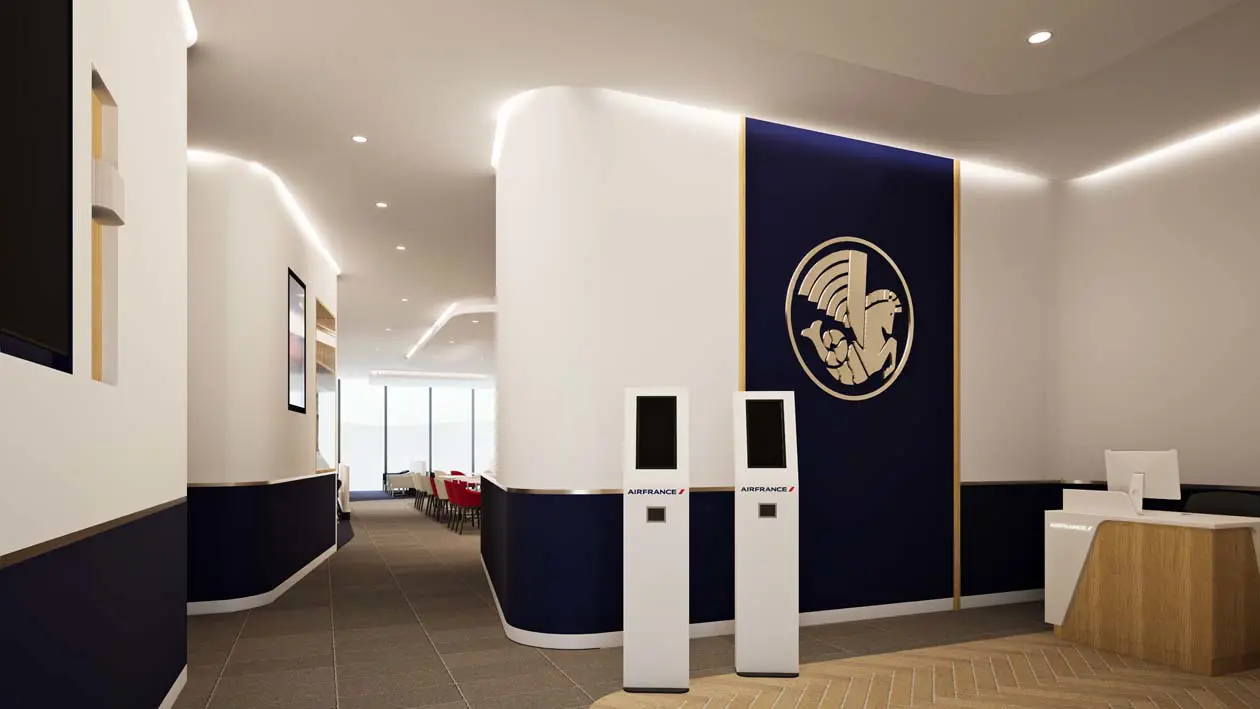 Lounge Air France all'aeroporto di Francoforte (FRA), Terminal 3 Foto: Ufficio Stampa Air France Copyright © Wings Architects