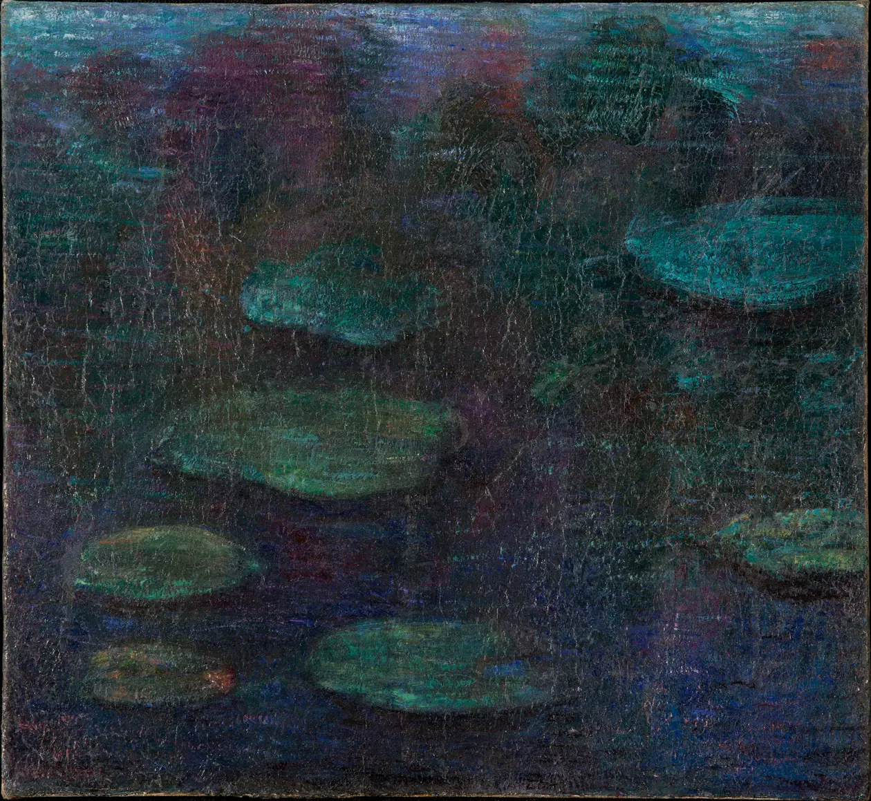 Monet Claude, Ninfee (frammento), 1898 c., olio su tela, courtesy  Copyright ©  Museoarchives Giovanni Boldini Macchiaioli, Pistoia