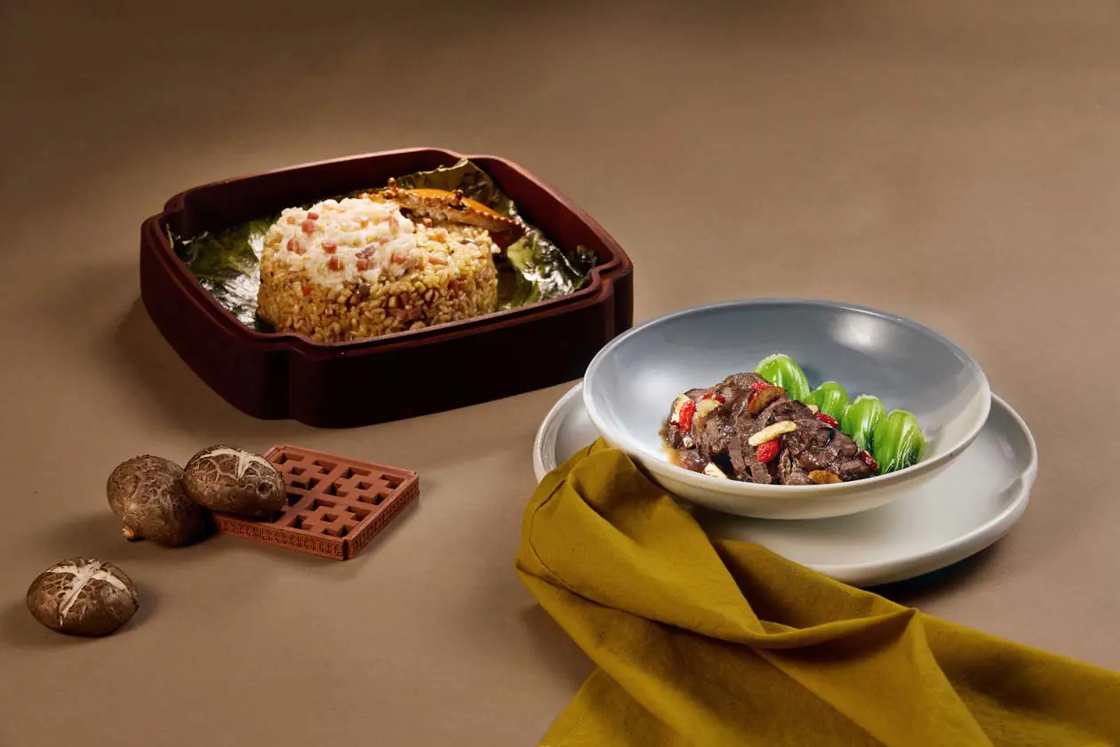 Menù “Chinese Classics” di Cathay Pacific in Business Class Foto: © Ufficio Stampa Cathay Pacific