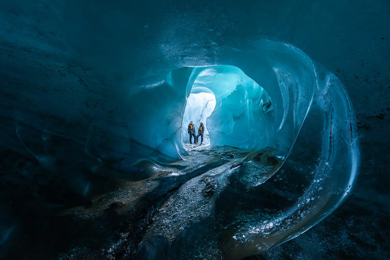 Neptune ice cave langjokull deep blue tunnel 2026 Foto: Copyright © Arctic Adventures