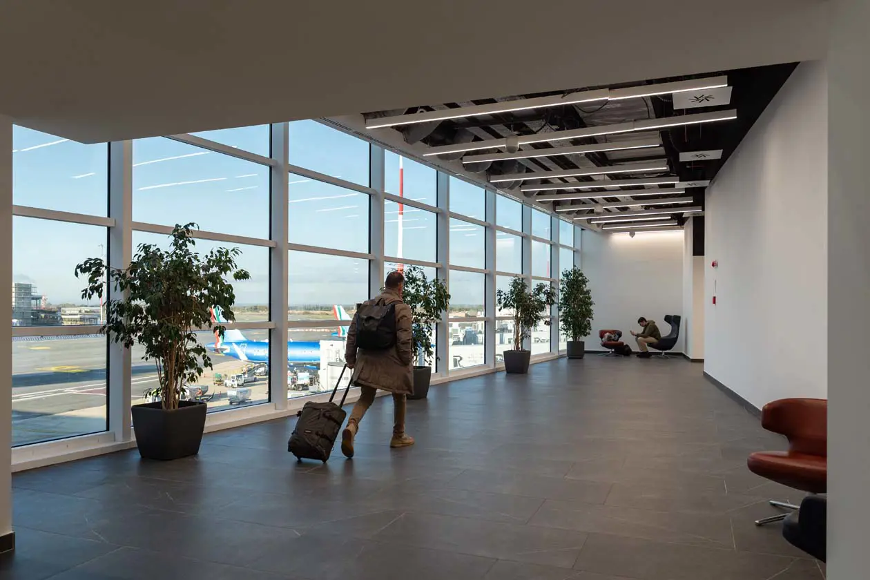 Prima Vista Lounge, Fiumicino T1 Foto: Copyright © ADR e Aviapartner