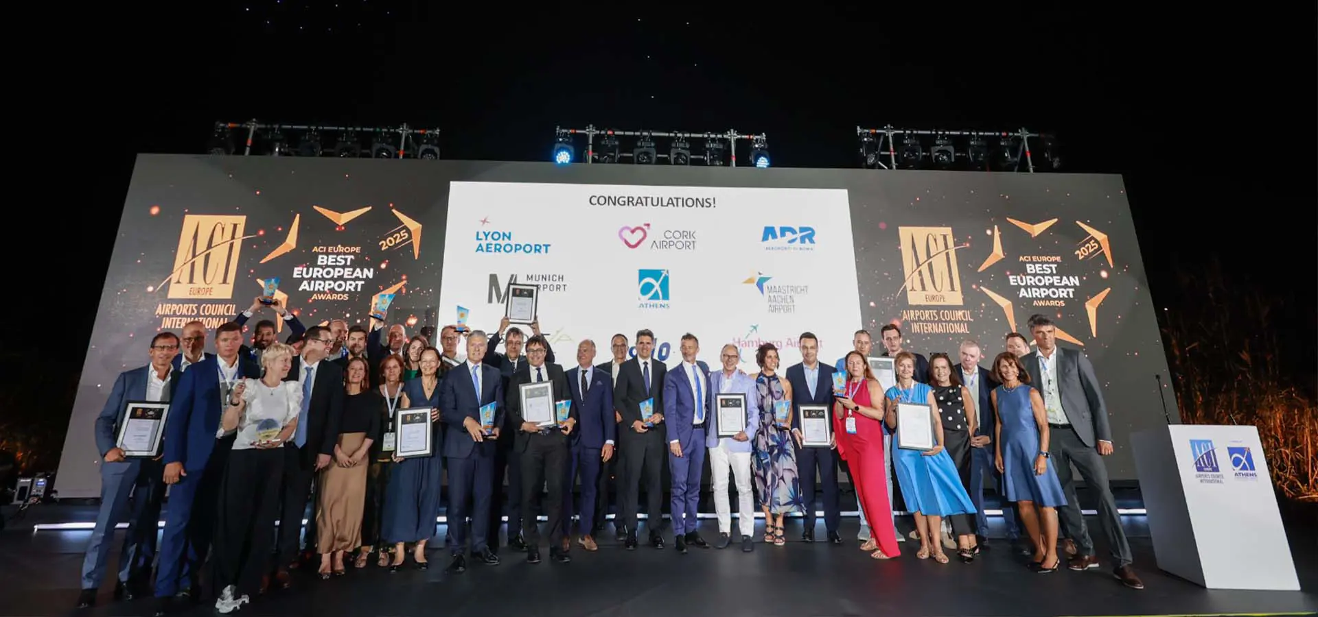 Best Airport Awards 2025 di Aci Europe foto: © Ufficio stampa Aci Europe