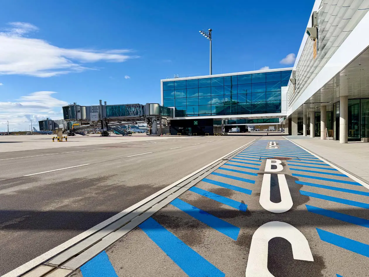 Nuovo Molo del T1 aeroporto di Monaco Foto: Copyright © Flughafen München